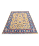 Ziegler 4'11'' X 6'10'' Hand-Knotted Wool Rug 4'11'' x 6'10'' (148 X 205) / Gold / Blue