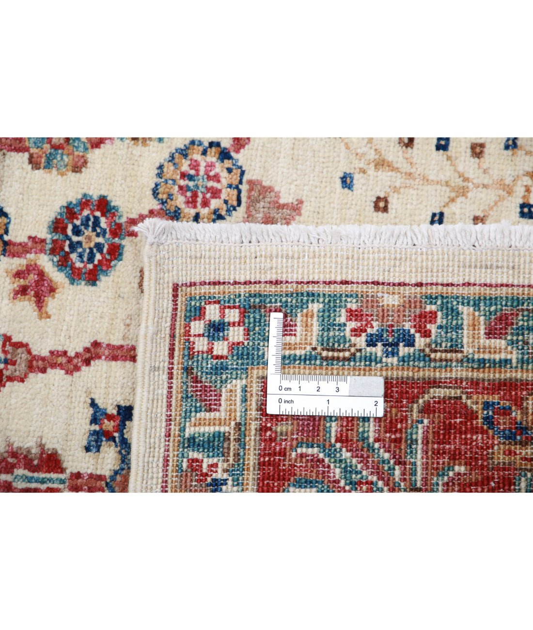 Ziegler 4'10'' X 6'5'' Hand-Knotted Wool Rug 4'10'' x 6'5'' (145 X 193) / Ivory / Red