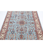 Ziegler 4'10'' X 6'6'' Hand-Knotted Wool Rug 4'10'' x 6'6'' (145 X 195) / Blue / Ivory