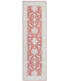 Ziegler 2'8'' X 9'7'' Hand-Knotted Wool Rug 2'8'' x 9'7'' (80 X 288) / Red / Ivory