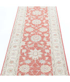 Ziegler 2'5'' X 8'0'' Hand-Knotted Wool Rug 2'5'' x 8'0'' (73 X 240) / Red / Ivory