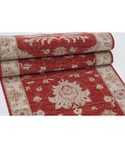 Ziegler 2'5'' X 9'1'' Hand-Knotted Wool Rug 2'5'' x 9'1'' (73 X 273) / Red / Ivory