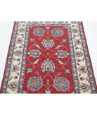 Ziegler 2'9'' X 4'3'' Hand-Knotted Wool Rug 2'9'' x 4'3'' (83 X 128) / Red / Ivory