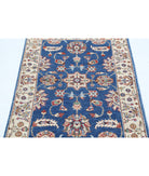 Ziegler 2'7'' X 3'11'' Hand-Knotted Wool Rug 2'7'' x 3'11'' (78 X 118) / Blue / Ivory