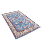 Ziegler 3'10'' X 6'0'' Hand-Knotted Wool Rug 3'10'' x 6'0'' (115 X 180) / Blue / Gold