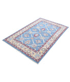 Ziegler 3'10'' X 6'0'' Hand-Knotted Wool Rug 3'10'' x 6'0'' (115 X 180) / Blue / Gold