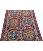 Ziegler 3'2'' X 4'10'' Hand-Knotted Wool Rug 3'2'' x 4'10'' (95 X 145) / Red / Blue