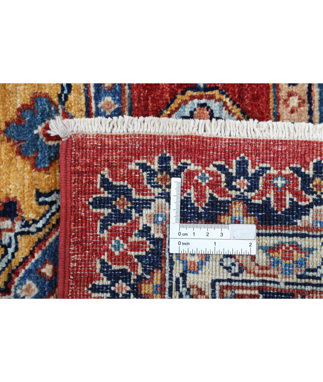 Ziegler 3'2'' X 4'10'' Hand-Knotted Wool Rug 3'2'' x 4'10'' (95 X 145) / Red / Blue