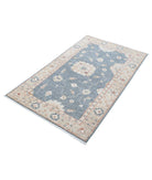 Ziegler 3'0'' X 5'0'' Hand-Knotted Wool Rug 3'0'' x 5'0'' (90 X 150) / Grey / N/A