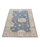 Ziegler 3'0'' X 5'0'' Hand-Knotted Wool Rug 3'0'' x 5'0'' (90 X 150) / Grey / N/A