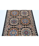 Ziegler 3'3'' X 4'8'' Hand-Knotted Wool Rug 3'3'' x 4'8'' (98 X 140) / Black / Ivory