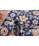 Ziegler 3'0'' X 4'7'' Hand-Knotted Wool Rug 3'0'' x 4'7'' (90 X 138) / Blue / Rust