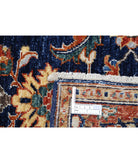 Ziegler 3'0'' X 4'7'' Hand-Knotted Wool Rug 3'0'' x 4'7'' (90 X 138) / Blue / Rust