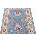 Ziegler 2'7'' X 3'9'' Hand-Knotted Wool Rug 2'7'' x 3'9'' (78 X 113) / Blue / Ivory