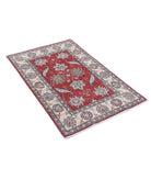 Ziegler 2'8'' X 4'2'' Hand-Knotted Wool Rug 2'8'' x 4'2'' (80 X 125) / Red / Ivory