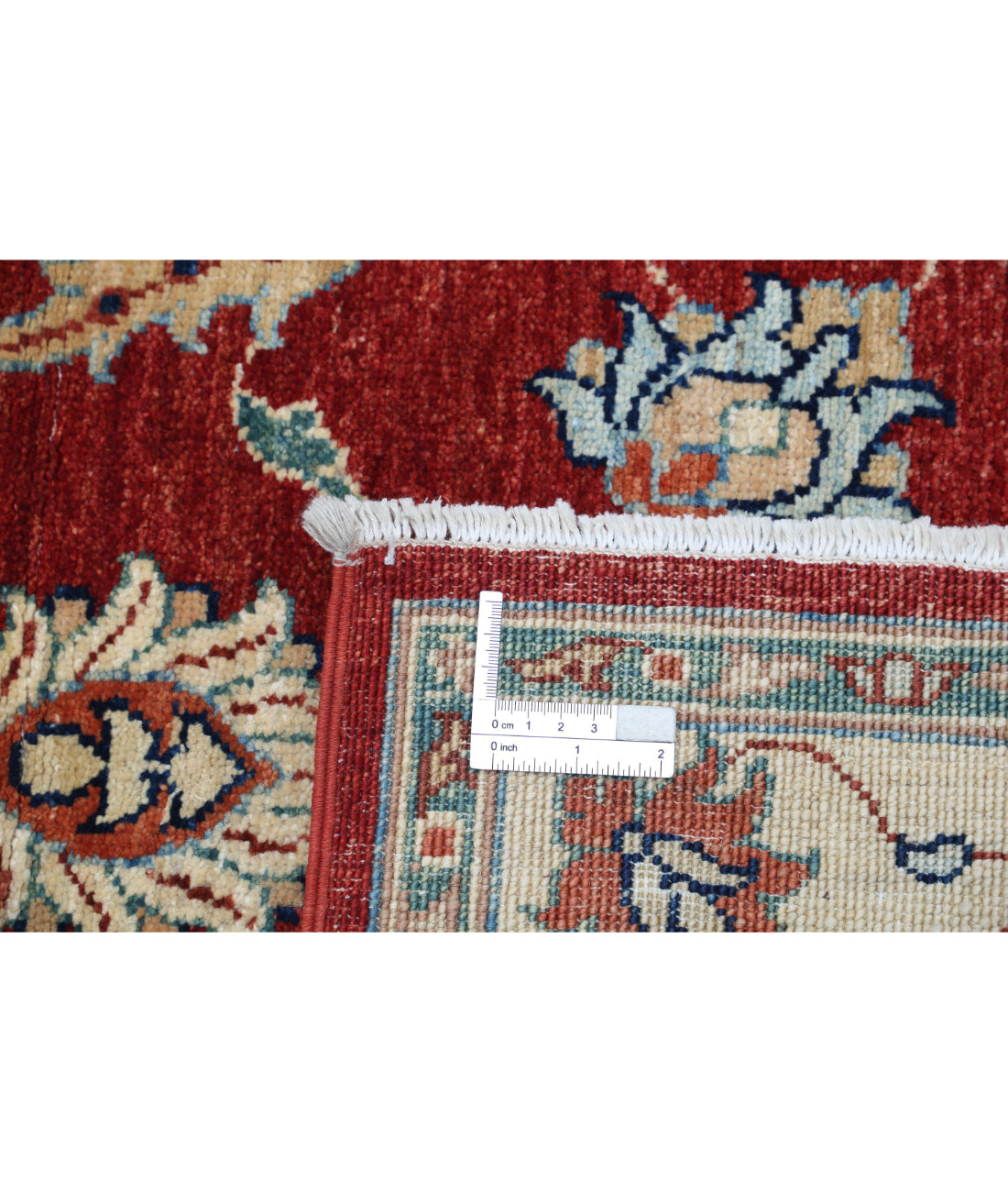 Ziegler 2'10'' X 4'2'' Hand-Knotted Wool Rug 2'10'' x 4'2'' (85 X 125) / Red / Ivory