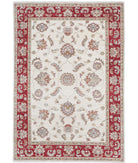 Ziegler 3'10'' X 5'8'' Hand-Knotted Wool Rug 3'10'' x 5'8'' (115 X 170) / Ivory / Red