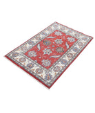 Ziegler 2'9'' X 4'3'' Hand-Knotted Wool Rug 2'9'' x 4'3'' (83 X 128) / Red / Ivory