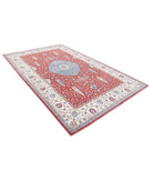 Ziegler 6'7'' X 10'5'' Hand-Knotted Wool Rug 6'7'' x 10'5'' (198 X 313) / Red / Ivory