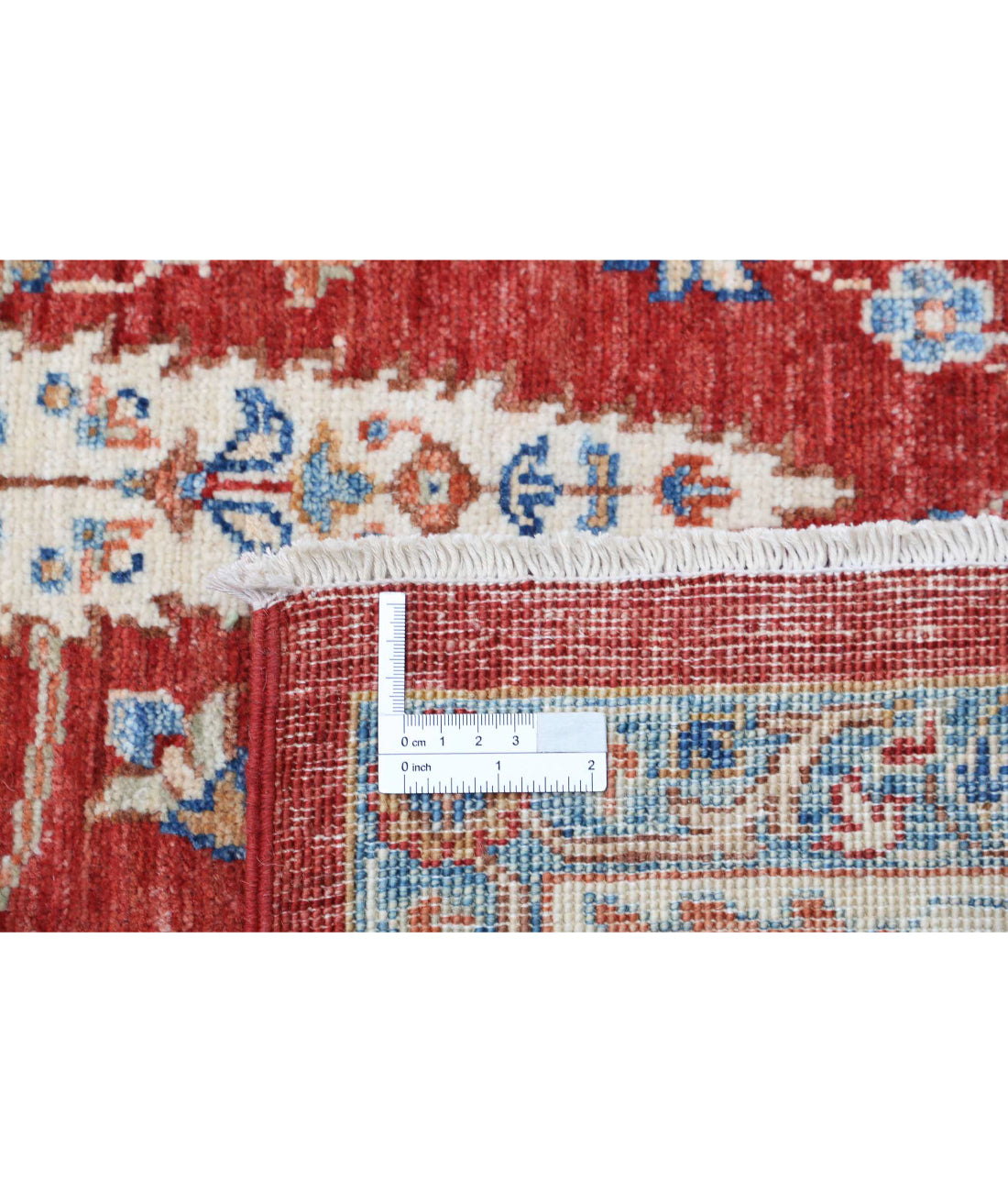 Ziegler 6'7'' X 10'5'' Hand-Knotted Wool Rug 6'7'' x 10'5'' (198 X 313) / Red / Ivory