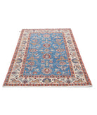 Ziegler 3'10'' X 5'9'' Hand-Knotted Wool Rug 3'10'' x 5'9'' (115 X 173) / Blue / Ivory