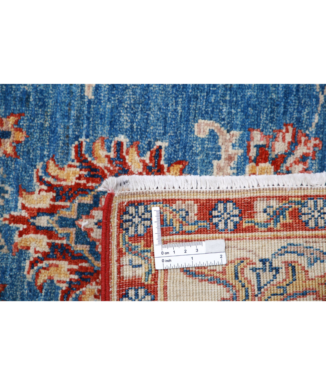 Ziegler 3'10'' X 5'9'' Hand-Knotted Wool Rug 3'10'' x 5'9'' (115 X 173) / Blue / Ivory