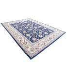 Ziegler 9'7'' X 12'8'' Hand-Knotted Wool Rug 9'7'' x 12'8'' (288 X 380) / Blue / Ivory