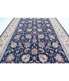 Ziegler 9'7'' X 12'8'' Hand-Knotted Wool Rug 9'7'' x 12'8'' (288 X 380) / Blue / Ivory