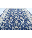 Ziegler 9'11'' X 13'5'' Hand-Knotted Wool Rug 9'11'' x 13'5'' (298 X 403) / Blue / Ivory