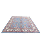 Ziegler 7'11'' X 9'7'' Hand-Knotted Wool Rug 7'11'' x 9'7'' (238 X 288) / Blue / Ivory