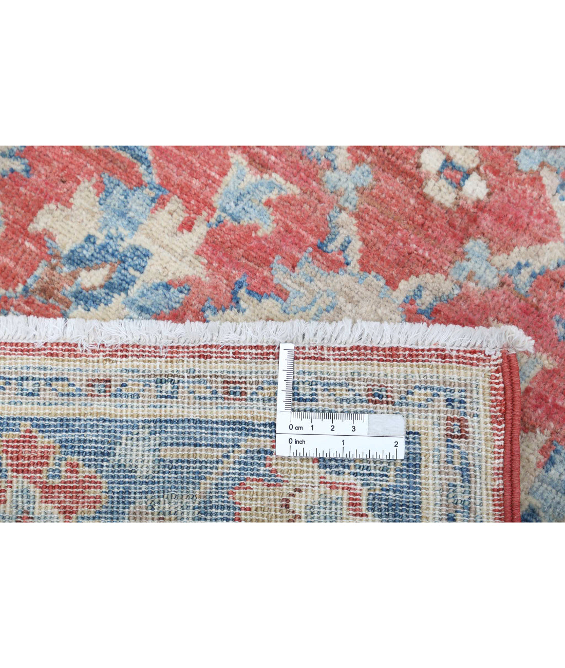 Ziegler 2'6'' X 9'10'' Hand-Knotted Wool Rug 2'6'' x 9'10'' (75 X 295) / Red / Blue