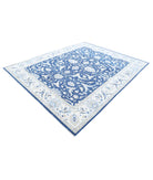 Ziegler 7'10'' X 9'10'' Hand-Knotted Wool Rug 7'10'' x 9'10'' (235 X 295) / Blue / Ivory