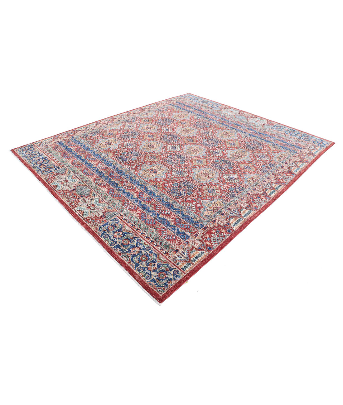 Ziegler 7'11'' X 9'7'' Hand-Knotted Wool Rug 7'11'' x 9'7'' (238 X 288) / Red / Multi