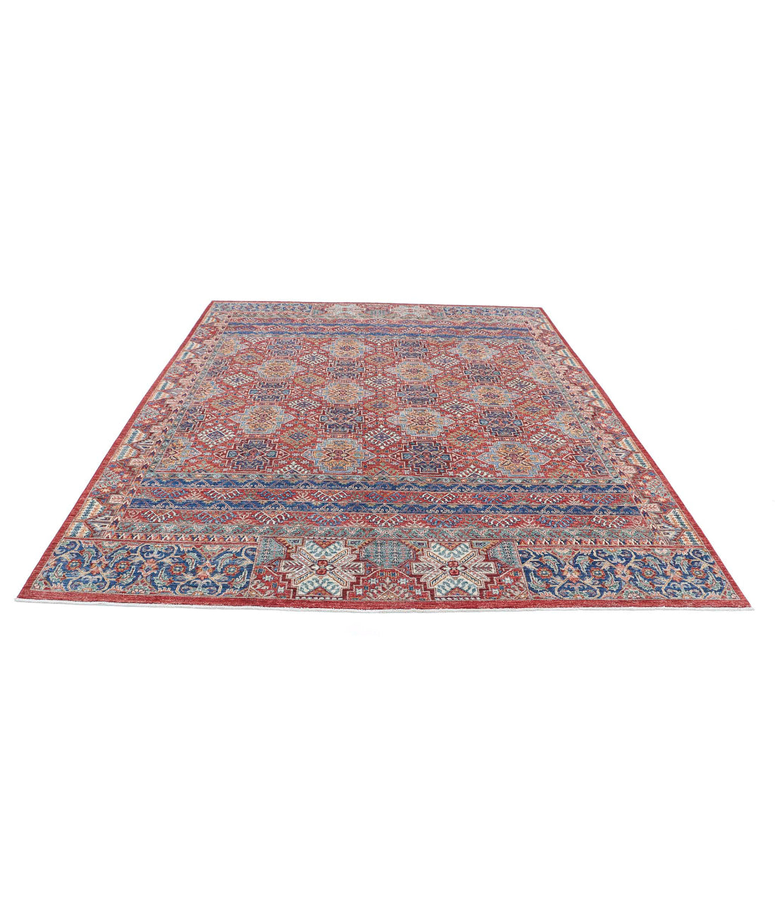 Ziegler 7'11'' X 9'7'' Hand-Knotted Wool Rug 7'11'' x 9'7'' (238 X 288) / Red / Multi