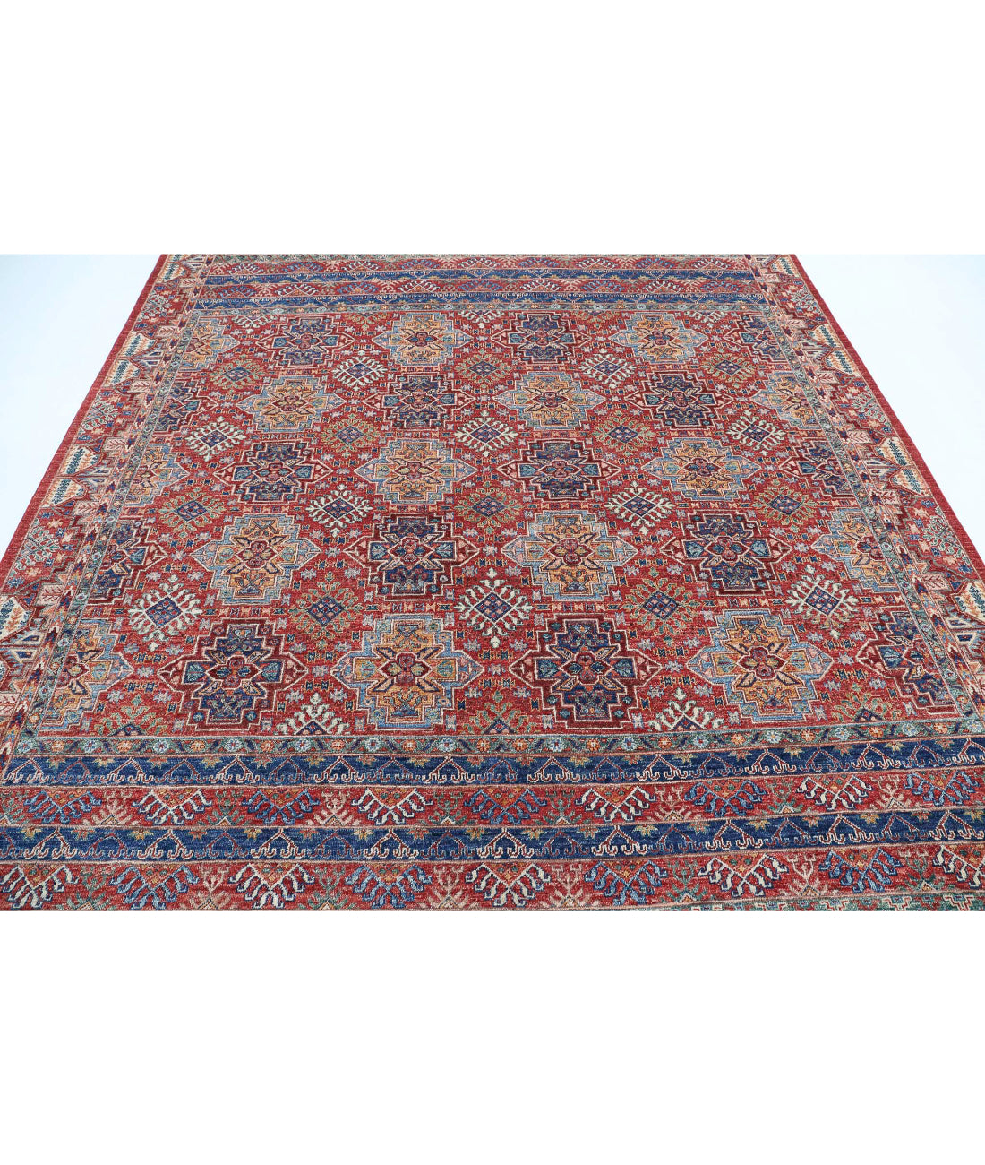 Ziegler 7'11'' X 9'7'' Hand-Knotted Wool Rug 7'11'' x 9'7'' (238 X 288) / Red / Multi