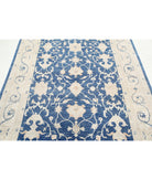 Ziegler 5'5'' X 7'7'' Hand-Knotted Wool Rug 5'5'' x 7'7'' (163 X 228) / Blue / Ivory