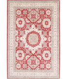 Ziegler 8'3'' X 12'4'' Hand-Knotted Wool Rug 8'3'' x 12'4'' (248 X 370) / Red / Ivory