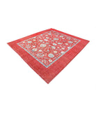 Ziegler 8'3'' X 9'4'' Hand-Knotted Wool Rug 8'3'' x 9'4'' (248 X 280) / Red / Red