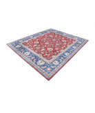 Ziegler 8'1'' X 9'6'' Hand-Knotted Wool Rug 8'1'' x 9'6'' (243 X 285) / Red / Blue