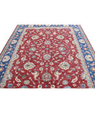 Ziegler 8'1'' X 9'6'' Hand-Knotted Wool Rug 8'1'' x 9'6'' (243 X 285) / Red / Blue