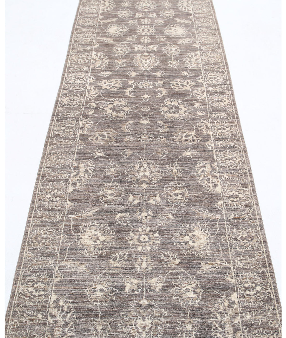 Ziegler 2'9'' X 9'9'' Hand-Knotted Wool Rug 2'9'' x 9'9'' (83 X 293) / Brown / Brown