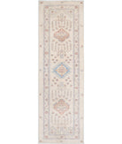 Ziegler 2'7'' X 8'5'' Hand-Knotted Wool Rug 2'7'' x 8'5'' (78 X 253) / Ivory / Ivory