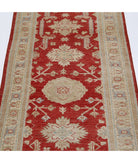 Ziegler 2'7'' X 7'8'' Hand-Knotted Wool Rug 2'7'' x 7'8'' (78 X 230) / Red / Ivory