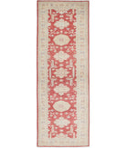 Ziegler 2'7'' X 7'8'' Hand-Knotted Wool Rug 2'7'' x 7'8'' (78 X 230) / Red / Ivory