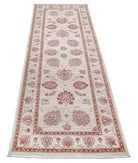 Ziegler 2'8'' X 8'0'' Hand-Knotted Wool Rug 2'8'' x 8'0'' (80 X 240) / Ivory / Ivory