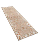 Ziegler 2'6'' X 7'10'' Hand-Knotted Wool Rug 2'6'' x 7'10'' (75 X 235) / Brown / Ivory