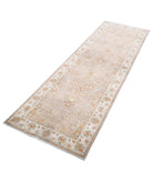 Ziegler 2'6'' X 7'10'' Hand-Knotted Wool Rug 2'6'' x 7'10'' (75 X 235) / Brown / Ivory