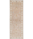 Ziegler 2'6'' X 7'10'' Hand-Knotted Wool Rug 2'6'' x 7'10'' (75 X 235) / Brown / Ivory