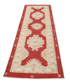 Ziegler 2'9'' X 7'11'' Hand-Knotted Wool Rug 2'9'' x 7'11'' (83 X 238) / Red / Red