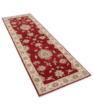 Ziegler 2'9'' X 8'0'' Hand-Knotted Wool Rug 2'9'' x 8'0'' (83 X 240) / Red / Ivory